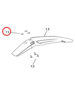 Light Bee Front Fender Mounting Bushing (KKE & DNM)