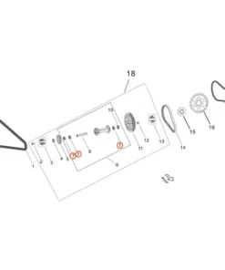 Light Bee Jackshaft / Swingarm Bearing