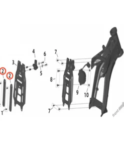 Ultra Bee Battery Front Support Bracket