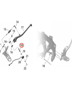 Ultra Bee Kickstand Axle Pin