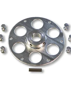 UNI-HUB, STEEL, ZINC PLATED, 1″ BORE , 1/4″ KEYWAY WITH HARDWARE KIT