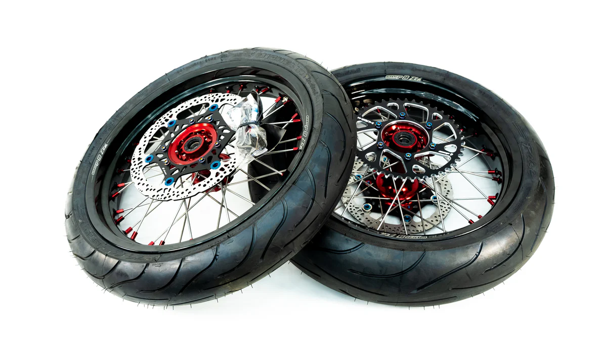 Warp9 17" Supermoto wheelset for Surron Ultra Bee
