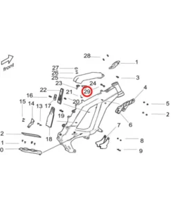 Light Bee Battery Cap Pivot Pin