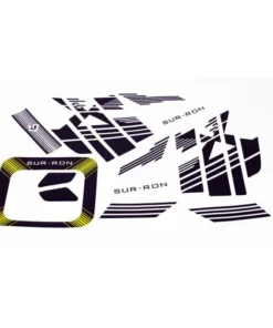 Light Bee Decals/Sticker Kit - Black & White
