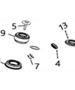 Light Bee Headset Assembly (without bearings)