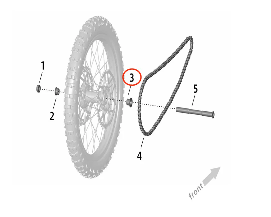 Ultra Bee Rear Axle Bushing (RIGHT) - Image 3