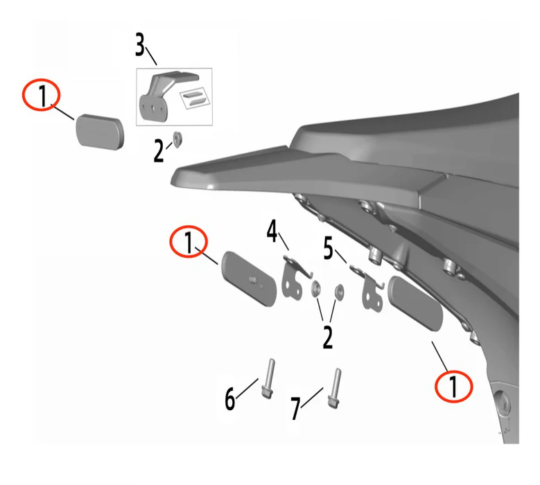 Ultra Bee / Light Bee Rear Reflector - Image 3